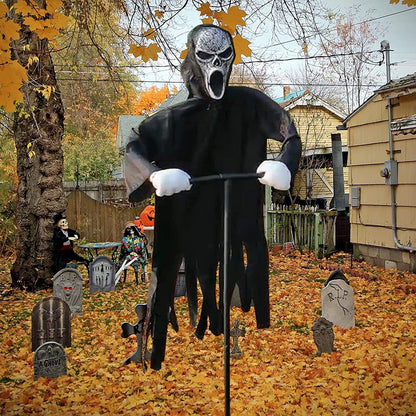 Terror in the Skies with this Ghostface Scarecrow™